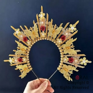 VINCHA PRECINTOS MARIPOSAS Y FLORES PREMIUM x 1